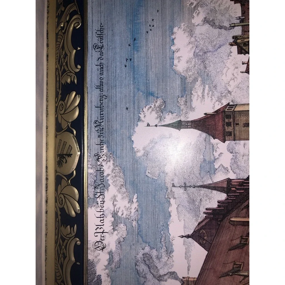 E. Otto Schmidt German Tin Lebkuchen‎ Tin Detailed Box Tin
